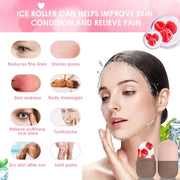 Silicone Cleansing Ice Lattice | Ice Cube Roller With Scrub
